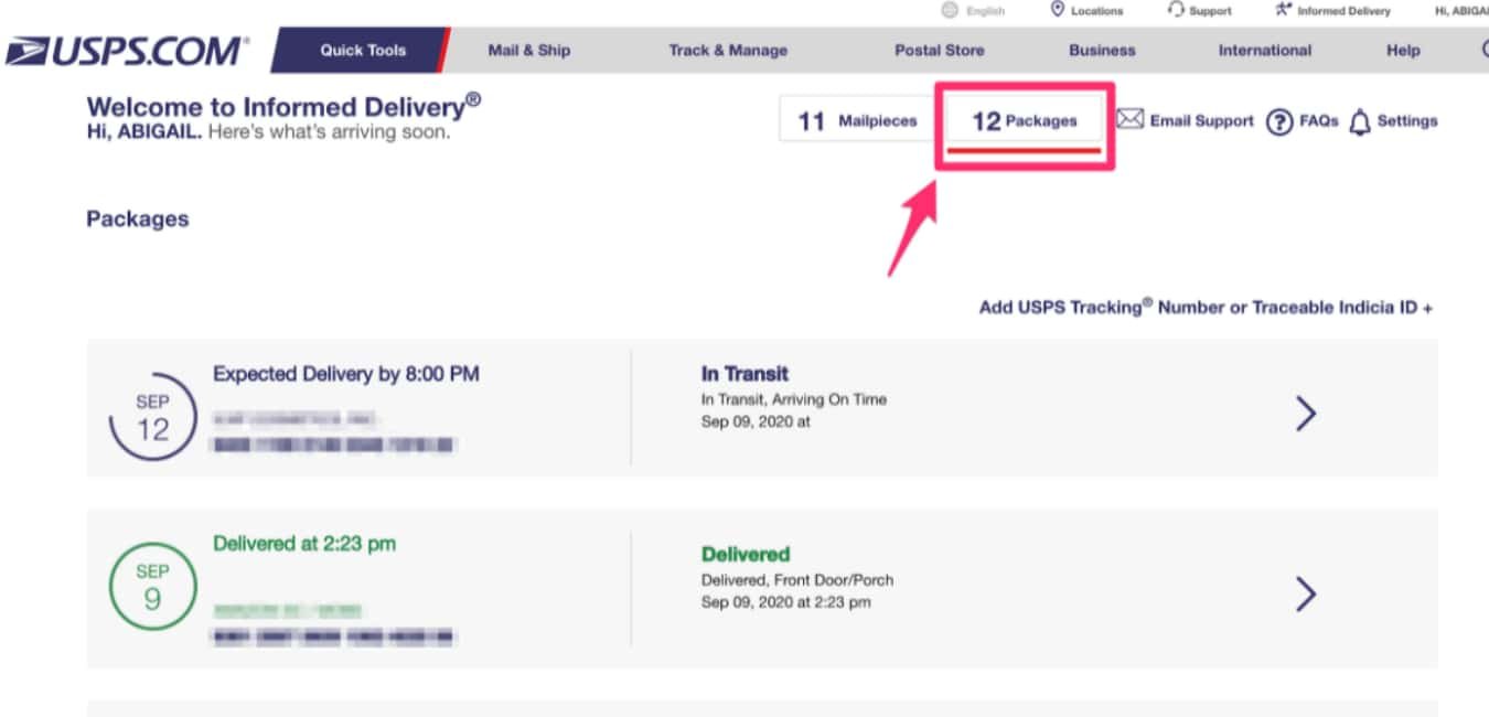 How to track your USPS package
