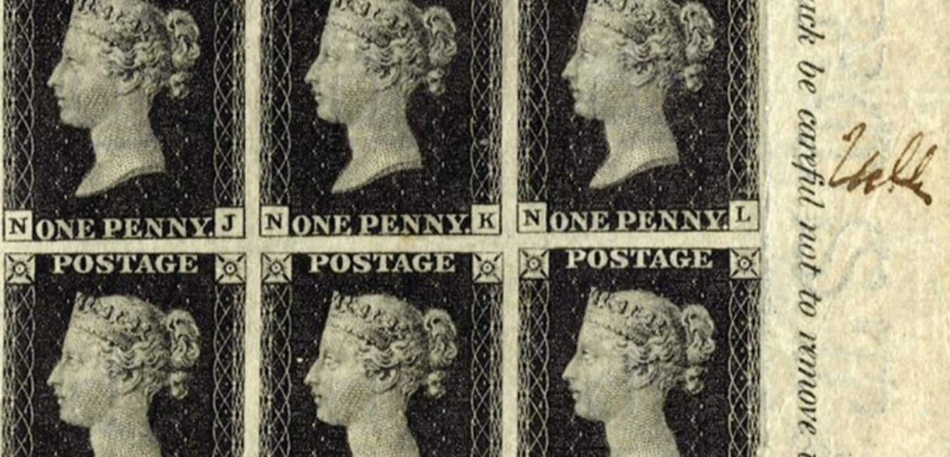 Penny Black First Modern Postage Stamp