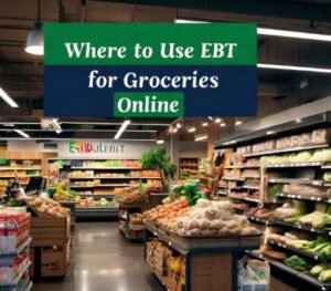 where to use EBT for groceries online