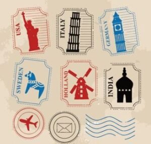 country-specific stamps