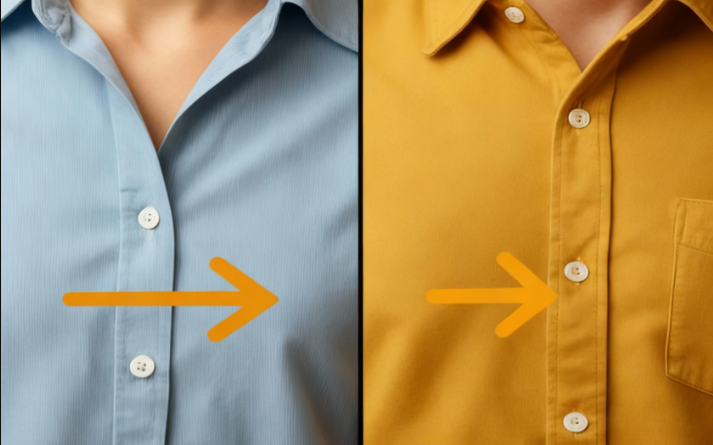 The Hidden Reason Women’s Shirts Button on the Left Side: A Fascinating Story from Centuries Ago