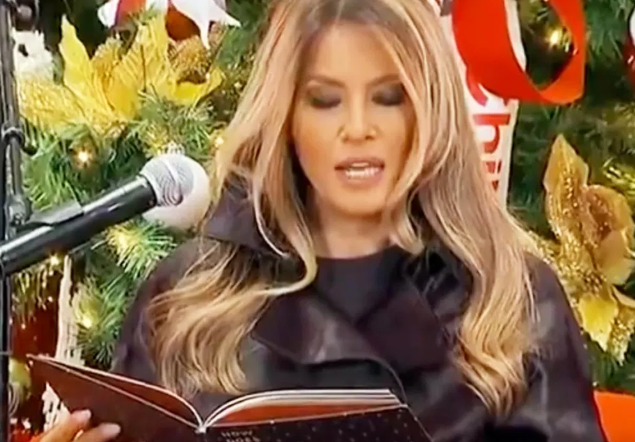 Melania Trump Faces Online Criticism After Reading Christmas Book at Children’s Hospital