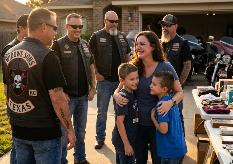 Twenty Bikers Arrived at My Yard Sale and Changed My Life in One Afternoon